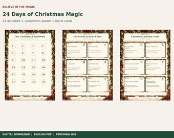 24 Days of Christmas Activity Cards