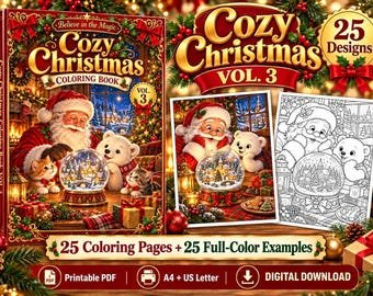 Cozy Christmas Coloring Book Vol. 3