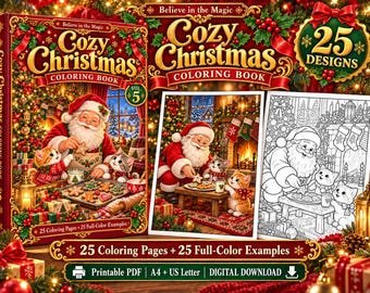 Cozy Christmas Coloring Book Vol. 5